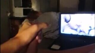 wife gets huge cum suprise wake by shemale cumming her face free premium manyvids live porn live sex 1