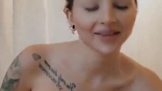 Celine Centino shower tease snapchat premium cams porn cams sex 1