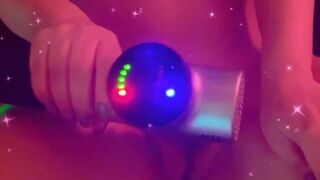 Crystal Lust masturbating with led vibrator showcam cams porn cams sex 1