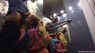 BBC pounds my pussy in elevator public amateur cams cams porn video