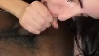 Instagram hoe Emily Saramari sucking dick