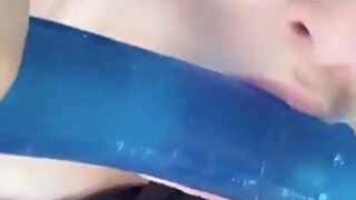 Sarah Love riding blue dildo snapchat premium cams porn cams sex