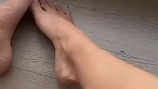 Dakota James FOOT FETISH! Stoking my feet on your cock and playing with my pussy! snapchat premium cams porn cams sex