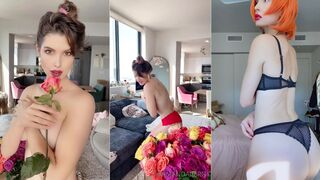 amanda cerny topless teasing showcam insta leaked video