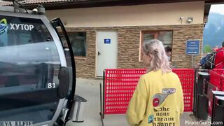 eva elfie teen swallows loads of cum on a cable car public blowjob amateur sexcams-24 housr.com porn show girls