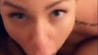Karmen Karma blowjob & riding him cum on face snapchat premium porn cams sex