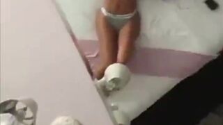 Asa Akira playing on bed snapchat premium 2019/11/13 porn cams sex