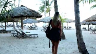 Nicole Belle Public Flashing on the beach porn cams sex