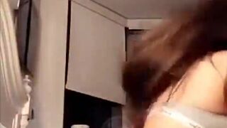 Dani Daniels tease on bed snapchat premium porn cams sex