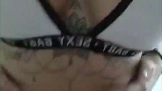 Celine Centino toilet stiptease & dildo masturbation snapchat premium 2018/07/17 porn cams sex