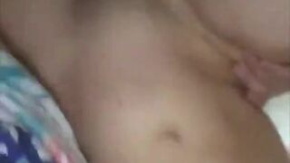 Sabrina Nichole couple morning sex doggy style cum on booty snapchat premium