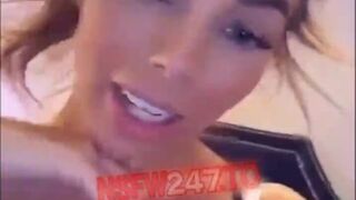 Dakota James sexy high heels & masturbation on bed snapchat premium porn live sex