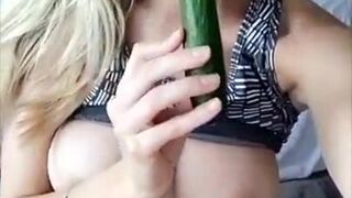 Andie Adams cocumber masturbation snapchat show