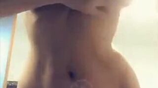 Brea Rose booty spreading snapchat show