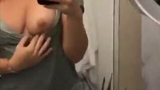 Dani Daniels bathroom hard fucked snapchat show