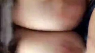 Cup Baby titsjob POV cum boobs snapchat show