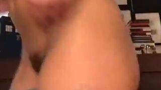 Dani Daniels fitting teasing snapchat show