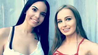 Tory Bellamy & Scarlett Sage kiss premium show cam snapchat & manyvids porn cams sex