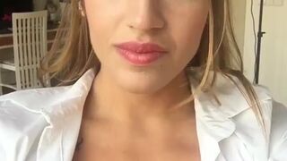 Silvia Dellai Shows Tits premium show cam snapchat & manyvids porn cams sex