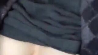 Justine Aquarius morning coffe boobs flashing snapchat show