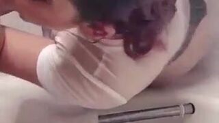 Candy Court POV blowjob cum mouth snapchat show