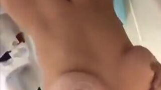 Dani Daniels shower teasing fingering snapchat show