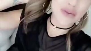 Rainey James sloppy dildo blowjob snapchat premium