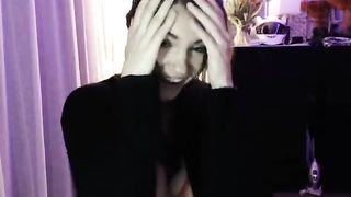 SashaBae Redhead babe caresses natural tits