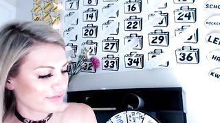 jennyjinx  Caresses her shaven pussy