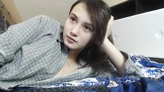 littlewetgf Sexy wench jerks off her pussy with a phallus